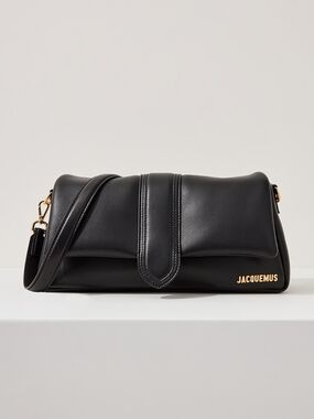 Jacquemus Black Leather Le Bambinou Bag